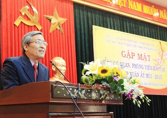 Quảng Ngãi: Gặp mặt các cơ quan, phóng viên báo chí nhân dịp xuân Ất Mùi - 2015
