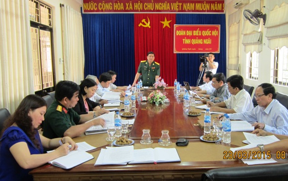 Đoàn ĐBQH tỉnh tổ chức lấy ý kiến góp ý dự thảo Luật Mặt trận Tổ quốc Việt Nam (sửa đổi)