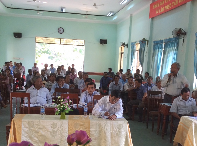 Tổ đại biểu HĐND tỉnh tiếp xúc cử tri tại xã Nghĩa Thắng, huyện Tư Nghĩa