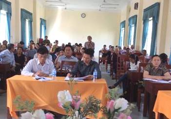 Tổ đại biểu HĐND tỉnh tiếp xúc cử tri tại xã Nghĩa Thuận, huyện Tư Nghĩa