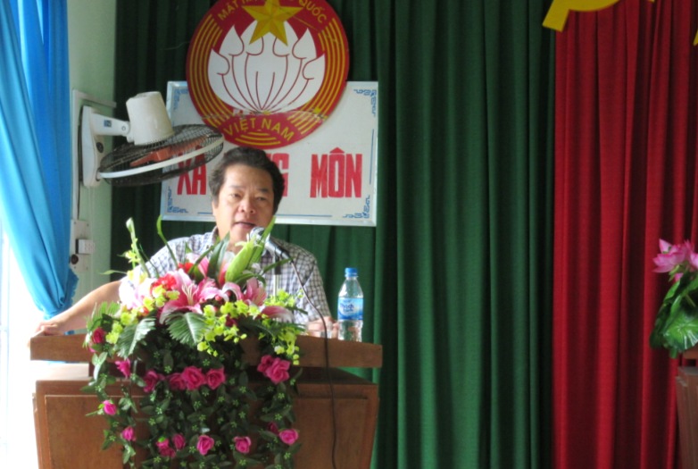 Tổ đại biểu HĐND tỉnh tiếp xúc cử tri tại xã Long Môn, huyện Minh Long