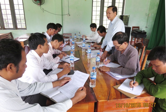 Ban Pháp chế HĐND tỉnh khảo sát tình hình chấp hành pháp luật trong công tác thi hành án treo, cải tạo không giam giữ tại xã Sơn Ba huyện Sơn Hà