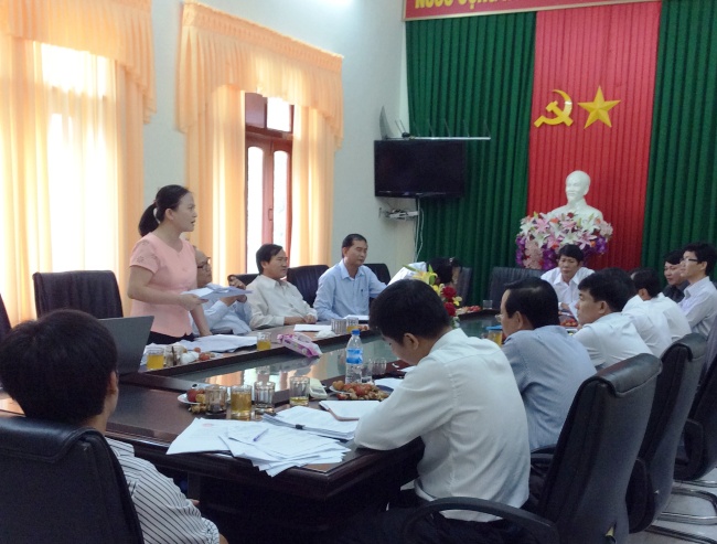 Ban Kinh tế và Ngân sách làm việc với các huyện Bình Sơn, Tư Nghĩa và Ba Tơ về tình hình thực hiện Nghị quyết số 39/2014/NQ-HĐND của Hội đồng nhân dân tỉnh