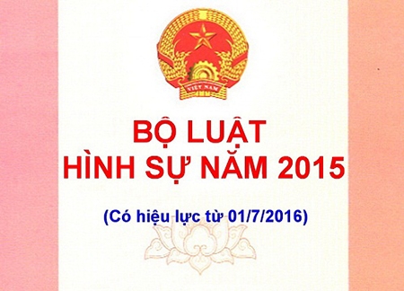Những điểm mới của Bộ luật Hình sự năm 2015 – Phần 6