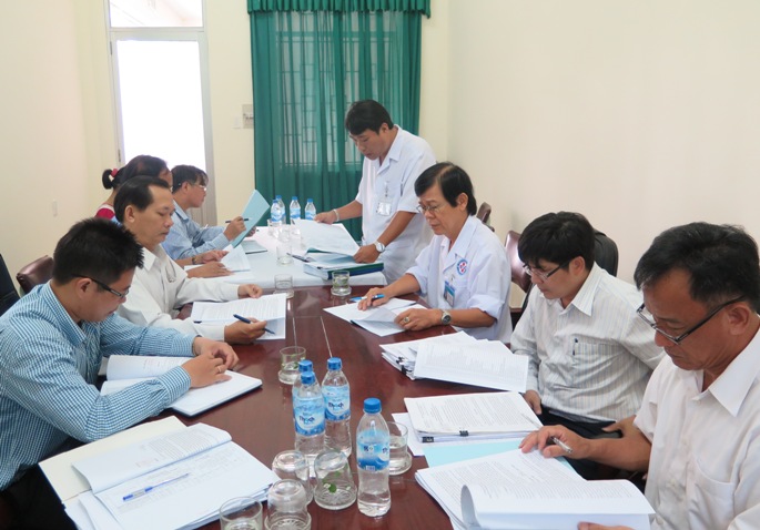 Ban Pháp chế HĐND tỉnh giám sát tình hình xây dựng Đề án vị trí việc làm tại Bệnh viện đa khoa Quảng Ngãi