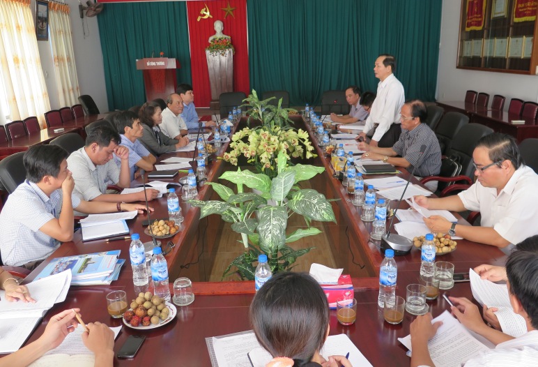 Ban Pháp chế HĐND tỉnh làm việc với Sở Công thương và Sở Khoa học và Công nghệ về tình hình xây dựng Đề án vị trí việc làm