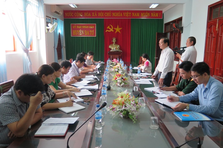 Ban Pháp chế HĐND tỉnh khảo sát công tác cải cách thủ tục hành chính và thu hút đầu tư trên địa bàn huyện Ba Tơ