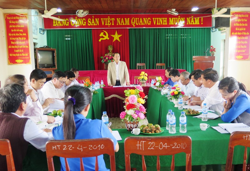 Ban Pháp chế giám sát công tác tiếp công dân, giải quyết đơn khiếu nại tố cáo và phòng chống tham nhũng tại UBND xã Tịnh Khê
