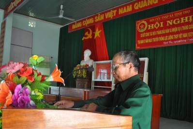 Hội Cựu TNXP xã Tịnh Thọ tổ chức hội nghị sơ kết 6 tháng và toạ đàm kỷ niệm 67 năm ngày truyền thống LLTNXP Việt Nam