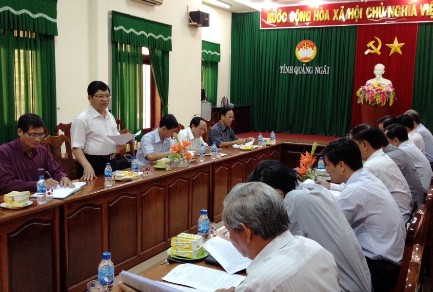 Ban Thường trực Ủy  ban MTTQ Việt Nam tỉnh tổ chức cuộc họp thống nhất báo cáo tổng hợp ý kiến, kiến nghị của cử tri trước kỳ họp giữa năm 2014