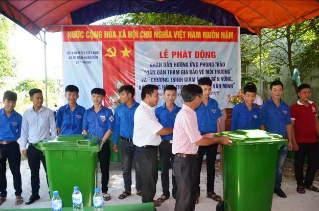 Xã Tịnh Hà ( Sơn Tịnh) tổ chức lễ phát động nhân dân hưởng ứng bảo vệ môi trường, giảm nghèo bền vững và xây dựng NTM đô thị văn minh