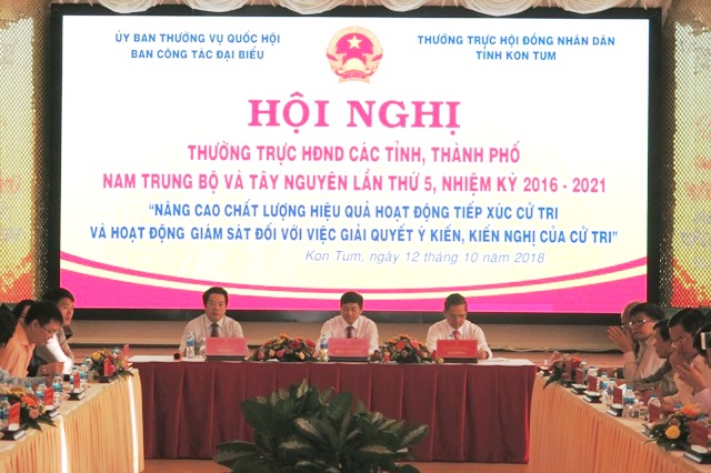 Hội nghị Thường trực HĐND các tỉnh khu vực Nam Trung bộ và Tây Nguyên lần thứ 5, nhiệm kỳ 2016 - 2021
