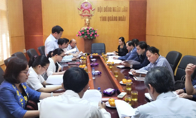 Ban Kinh tế - Ngân sách HĐND tỉnh họp thông qua thông qua Kế hoạch, Đề cương giám sát việc quản lý, sử dụng, thanh toán, quyết toán vốn đầu tư công và tình hình nợ đọng xây dựng cơ bản