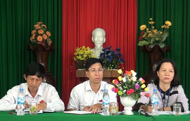 HĐND 3 cấp tiếp xúc với củ tri Xã Sơn Nham huyện Sơn Hà