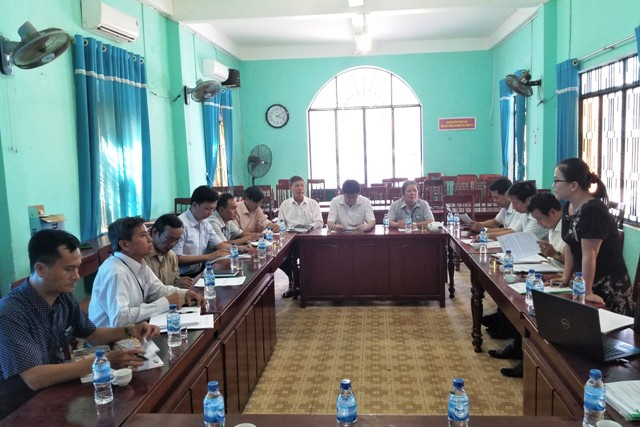 Ban Kinh tế - Ngân sách HĐND tỉnh giám sát tại xã Nghĩa Hòa về việc quản lý, sử dụng, thanh toán, quyết toán vốn đầu tư công giai đoạn 2016 – 2018 và tình hình nợ đọng xây dựng cơ bản đối với ngân sách cấp huyện, cấp xã đến ngày 31/12/2018.