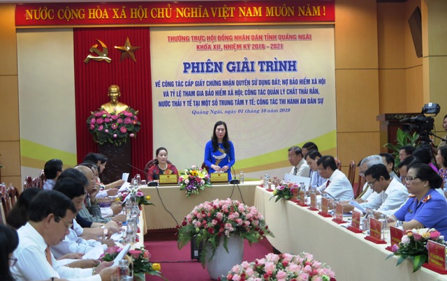 Giải trình về công tác cấp giấy chứng nhận quyền sử dụng đất