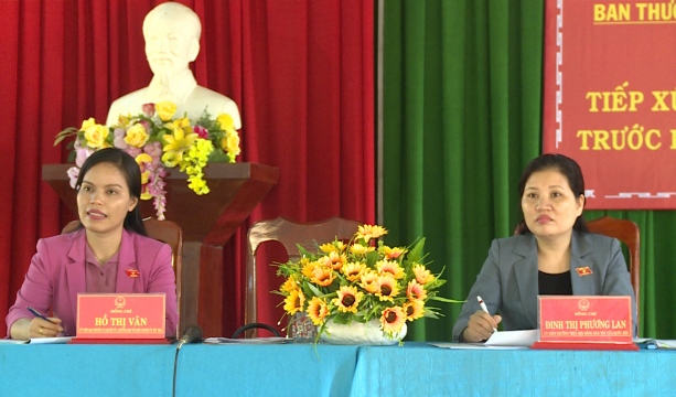 Đại biểu Quốc hội TXCT xã Trà Tân