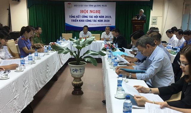 Hội Luật gia tỉnh tổ chức hội nghị tổng kết công tác năm 2019 và triển khai nhiệm vụ năm 2020