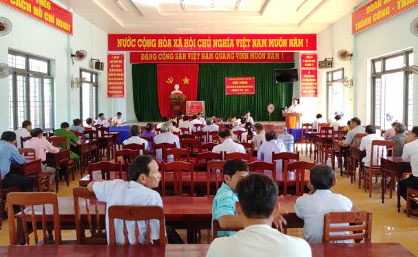 HĐND các cấp tiếp xúc cử tri tại xã Tịnh Bình, huyện Sơn Tịnh