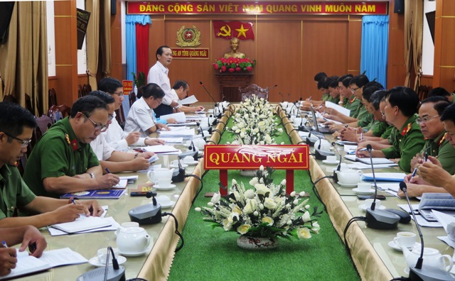 Ban Pháp chế HĐND tỉnh giám sát tại Công an tỉnh