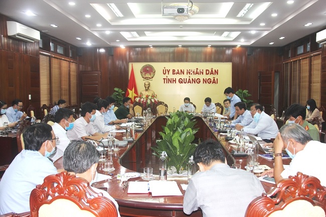 Quảng Ngãi chỉ đạo khẩn trương triển khai các biện pháp cấp bách phòng, chống dịch bệnh Covid-19