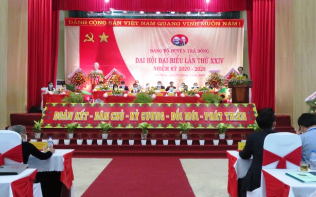 Đại hội đại biểu Đảng bộ huyện Trà Bồng lần thứ XXIV, nhiệm kì 2020-2025