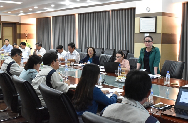 Ban Kinh tế - Ngân sách HĐND tỉnh làm việc tại Doosan Vina