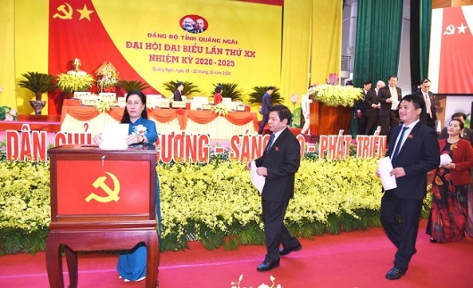 Kết quả bầu cử Ban Chấp hành Đảng bộ tỉnh Quảng Ngãi khóa XX, nhiệm kỳ 2020-2025