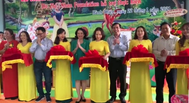 Khánh thành thư viện thân thiện Trường tiểu học Hành Thiện