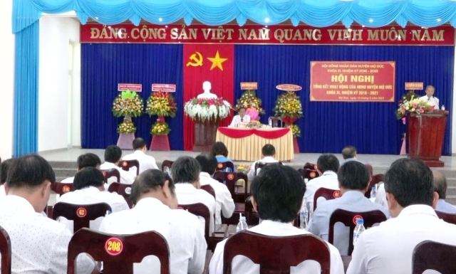 HĐND huyện Mộ Đức Khóa XI tổ chức Hội nghị tổng kết nhiệm kỳ 2016-2021