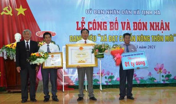 XÃ TỊNH HÀ ĐÓN NHẬN DANH HIỆU XÃ ĐẠT CHUẨN NÔNG THÔN MỚI