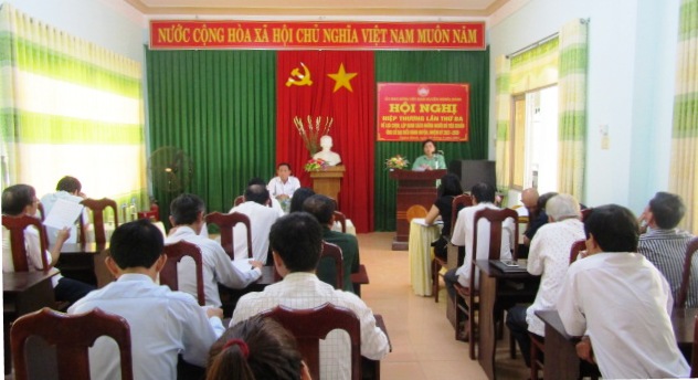 Nghĩa Hành: Hội nghị hiệp thương lần 3