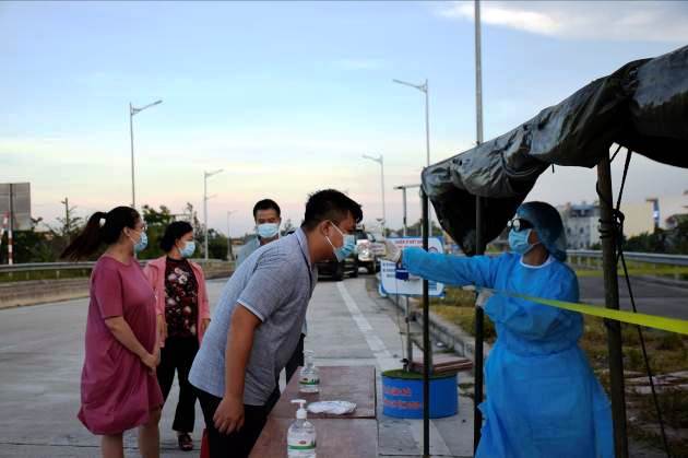 Sơn Tịnh thành lập chốt kiểm tra y tế tại cao tốc Đà Nẵng- Quảng Ngãi