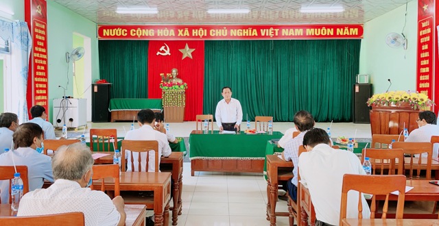 Ủy ban MTTQ Việt Nam huyện Nghĩa Hành giám sát việc thực hiện Quy chế dân chủ ở cơ sở