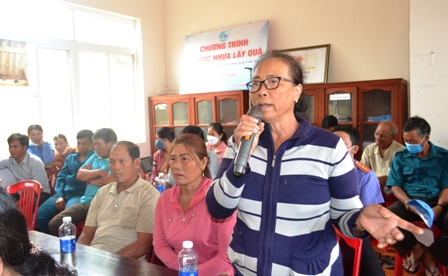 Đại biểu Hội đồng nhân dân tỉnh, huyện tiếp xúc với cử tri đảo Bé, huyện Lý Sơn