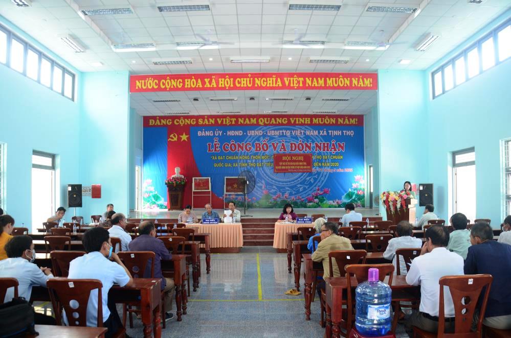 Tổ đại biểu HĐND tỉnh và huyện Sơn Tịnh tiếp xúc cử tri xã Tịnh Thọ