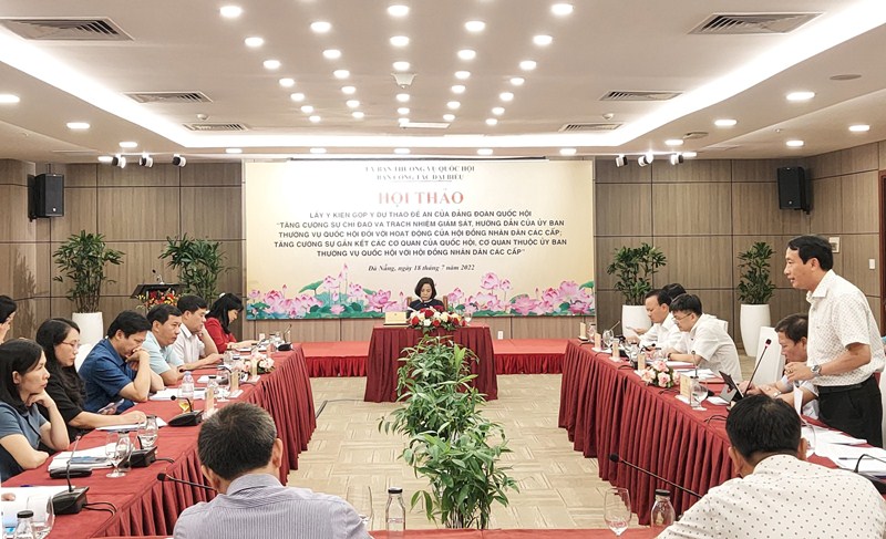 Thường trực HĐND tỉnh tham gia Hội thảo góp ý dự thảo Đề án về trách nhiệm giám sát, hướng dẫn của Quốc hội đối với hoạt động HĐND các cấp