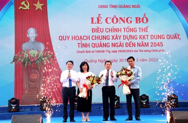 Quảng Ngãi: Công bố điều chỉnh tổng thể Quy hoạch chung xây dựng Khu kinh tế Dung Quất đến năm 2045