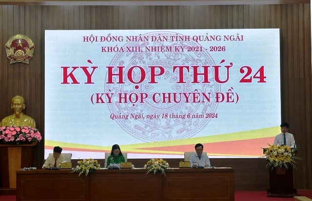 Khai mạc Kỳ họp thứ 24 (kỳ họp chuyên đề), Hội đồng nhân dân tỉnh Khóa XIII, nhiệm kỳ 2021 - 2026