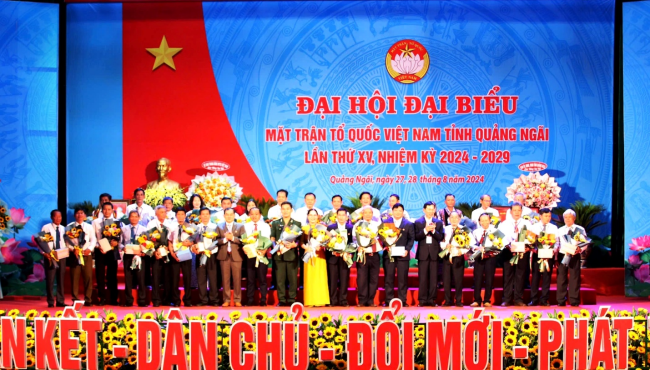 Đại hội đại biểu MTTQ Việt Nam tỉnh Quảng Ngãi lần thứ XV, nhiệm kỳ 2024 – 2029