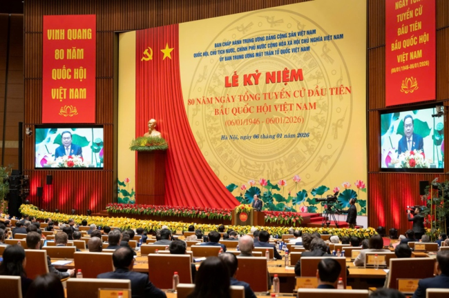 Đại biểu Quốc hội tỉnh Quảng Ngãi tham dự Lễ kỷ niệm 80 năm Ngày tổng tuyển cử đầu tiên bầu Quốc hội Việt Nam